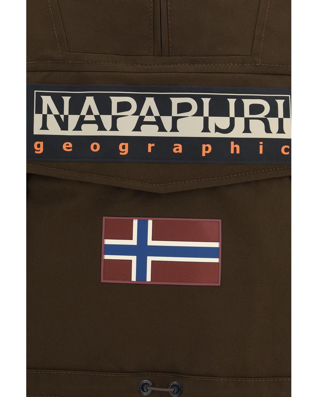 Napapijri Brown Cordura Ski Jacket Polyamide for men