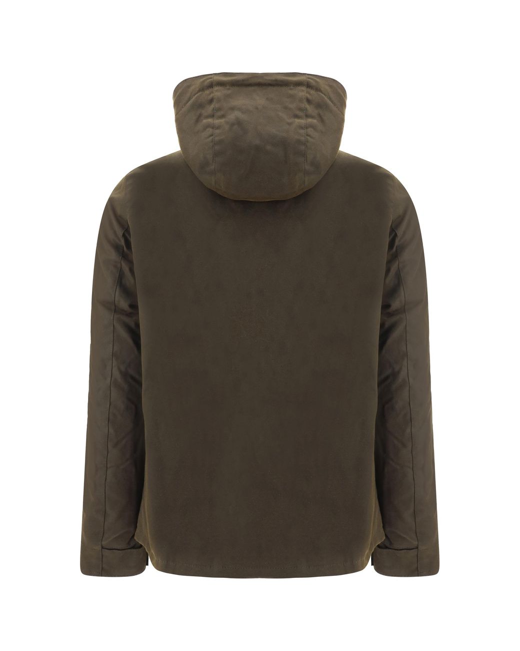Barbour Green Hooded Jacket Cotton for men
