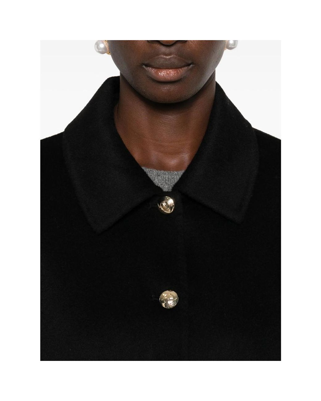 Anine Bing Black Oversized Outerwear