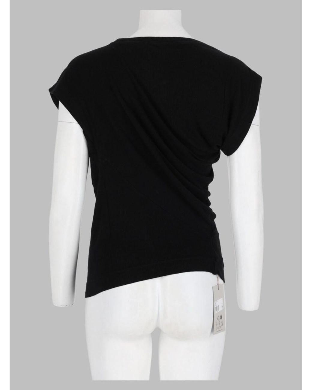 Vivienne Westwood Black Hebo Logo Top Viscose Elastane