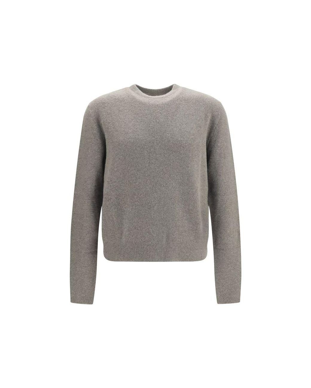 Rick Owens Gray Cashmere Sweater for men