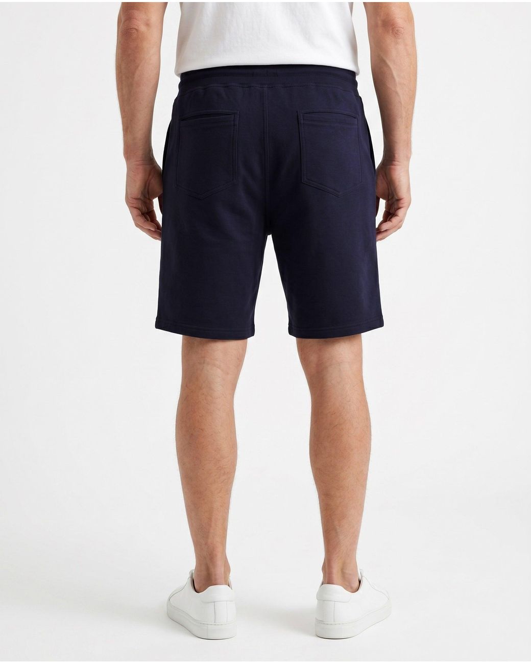 Brunello Cucinelli Blue Dark Tailored Shorts for men