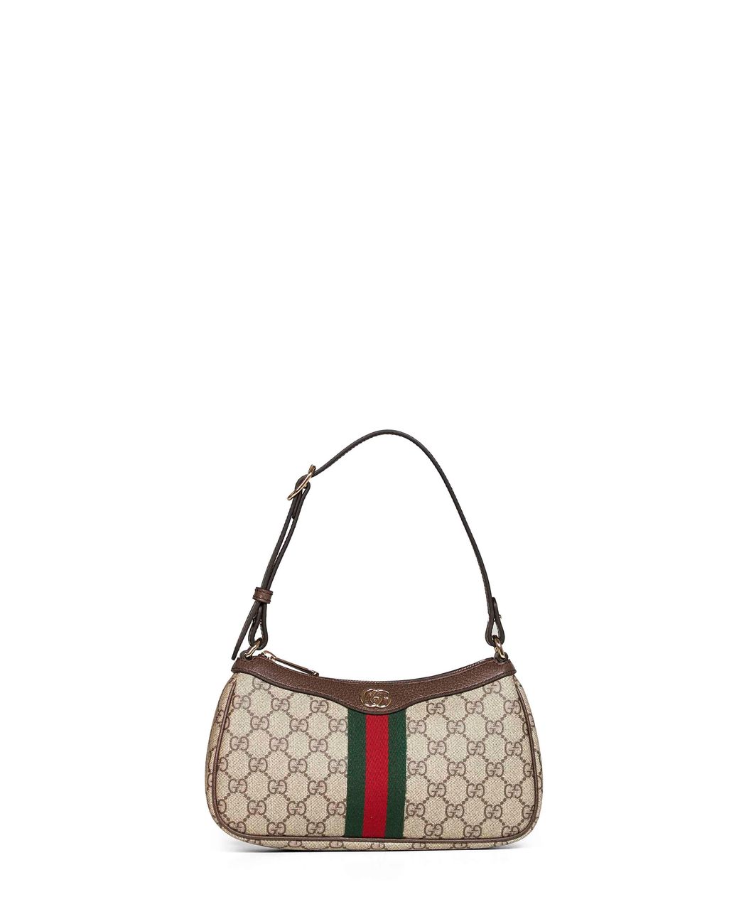 Gucci Natural And Dark Ophidia Small Shoulder Bag