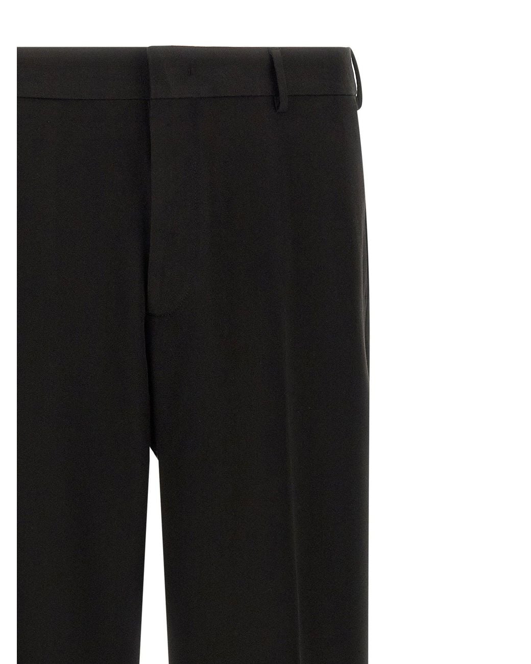 Cellar Door Black Milo Trousers for men