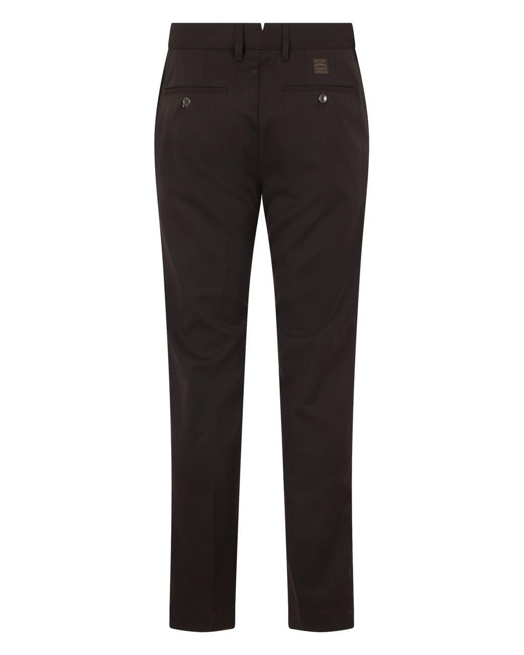 Slowear Black Slim Trousers Wool Blend Polyester for men