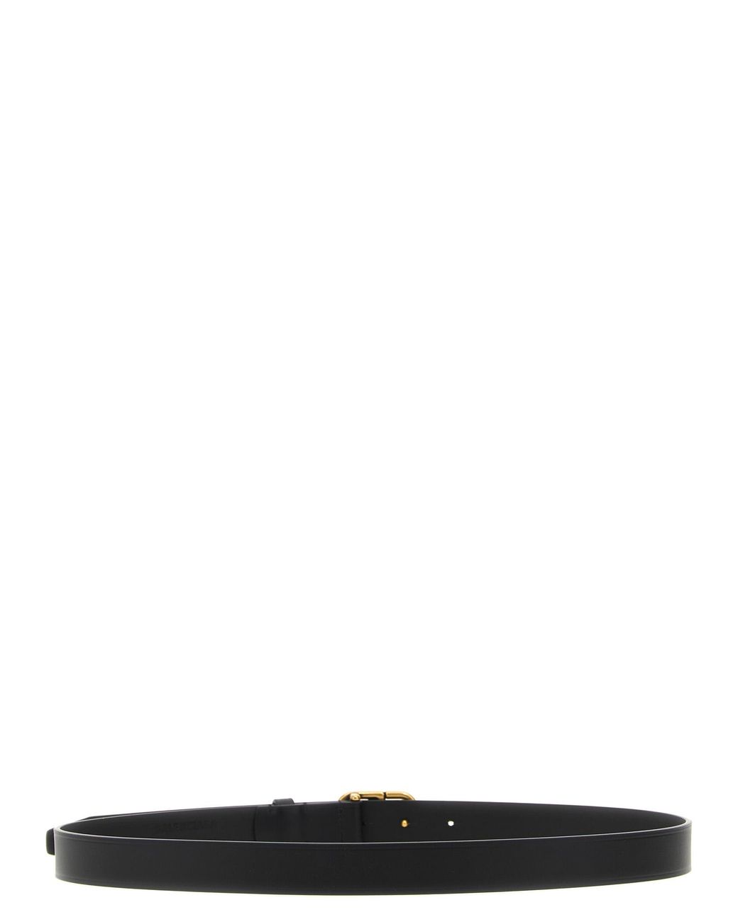 Balenciaga Black 'Bb Thin' Belt