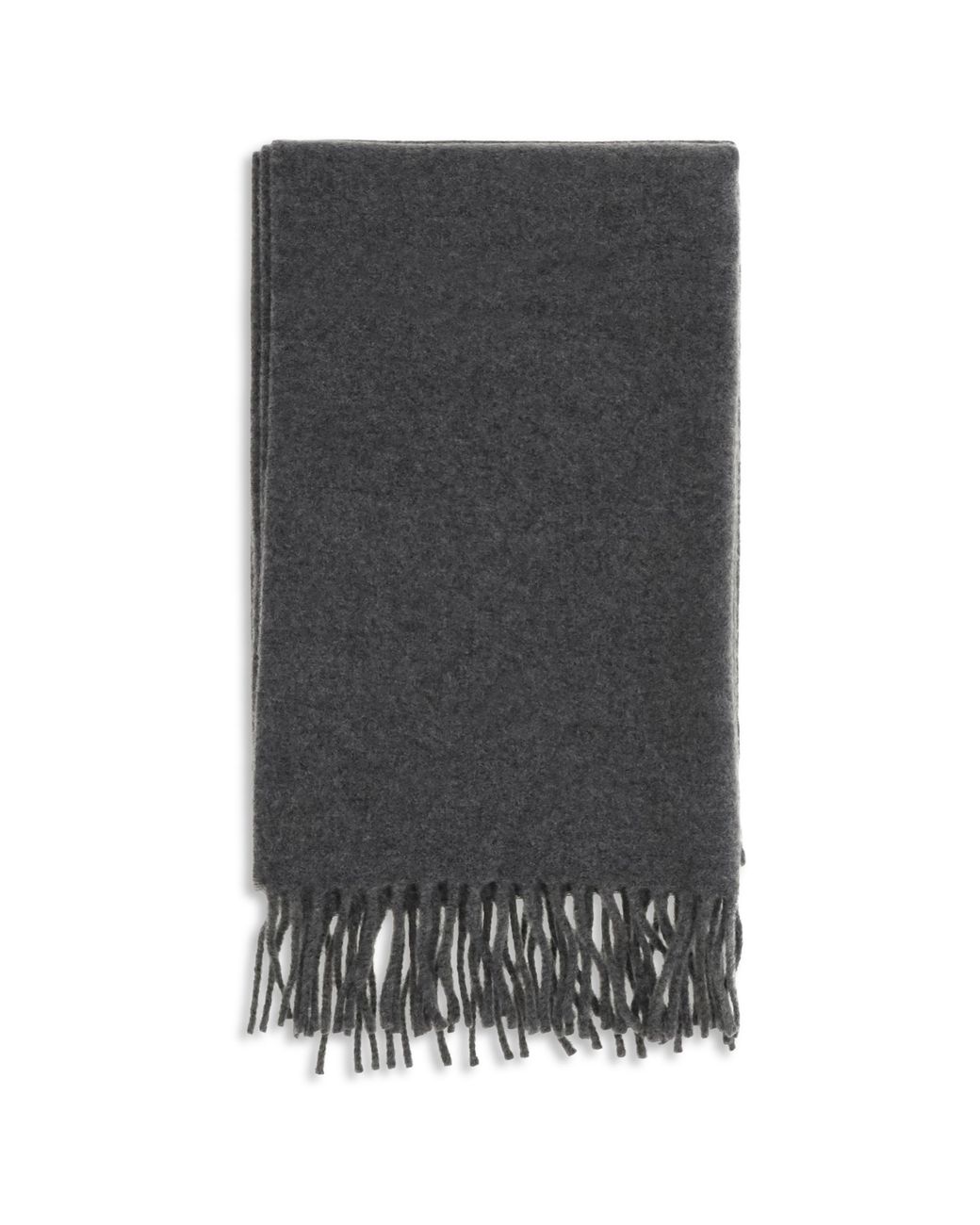 Brunello Cucinelli Gray Cashmere Scarf (Capra Hircus) Scarfs