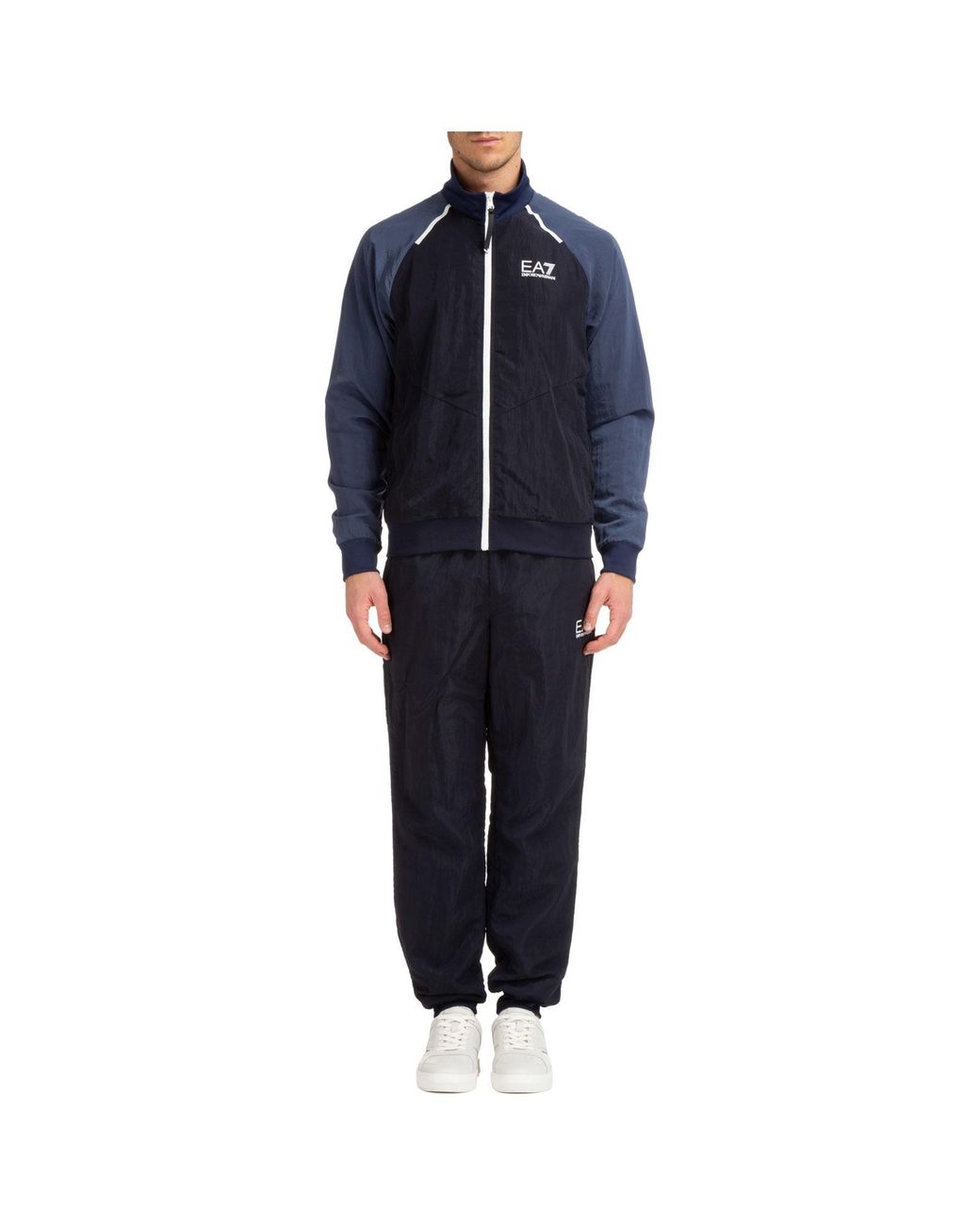 EA7 Synthetic Emporio Armani Ventus 7 Tracksuit in Blue for Men | Lyst