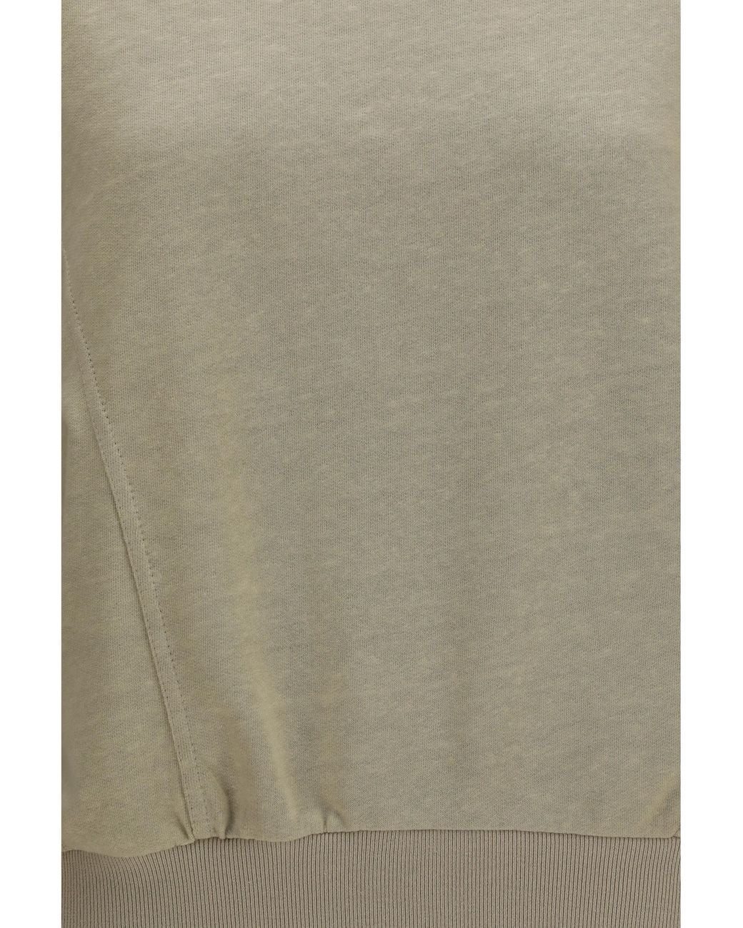 Brunello Cucinelli Natural Cotton And Linen Sweatshirt Sweater
