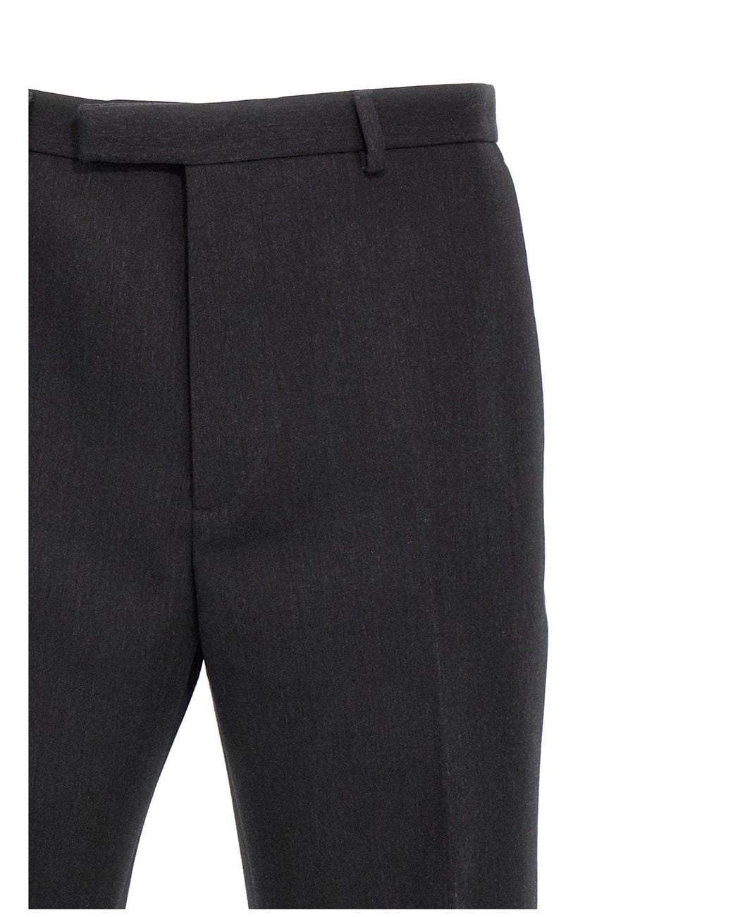 Gucci Blue Wool Trousers