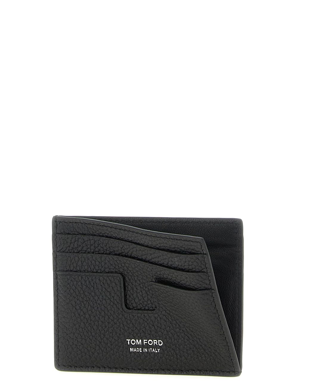 Tom Ford Black Calfskin Cardholder Accessory for men