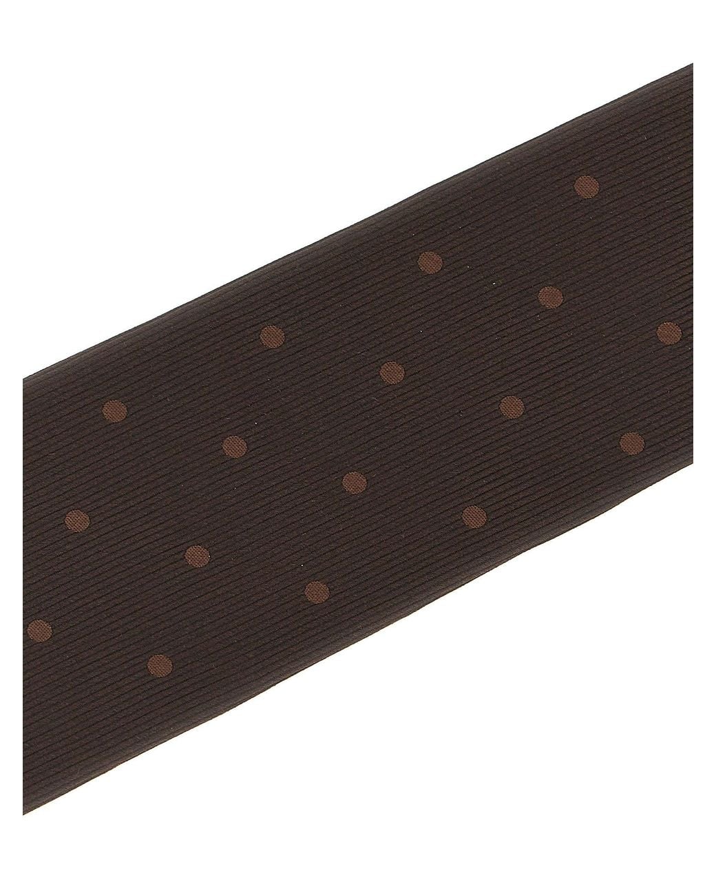 Tom Ford Black Polka Dot Silk Necktie for men