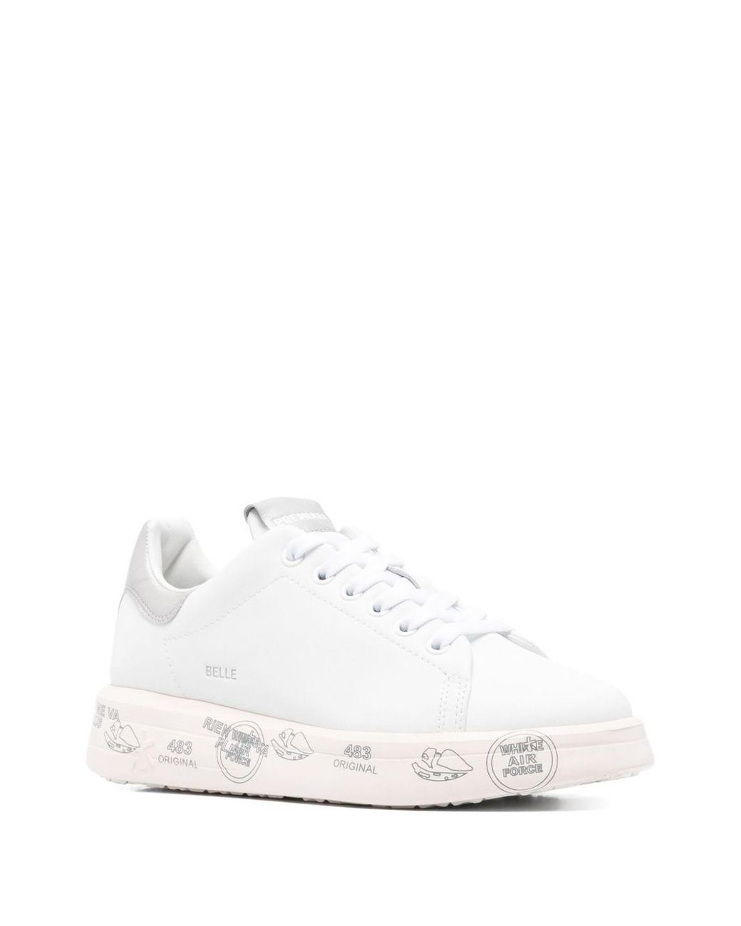 Premiata White Sneaker Belle