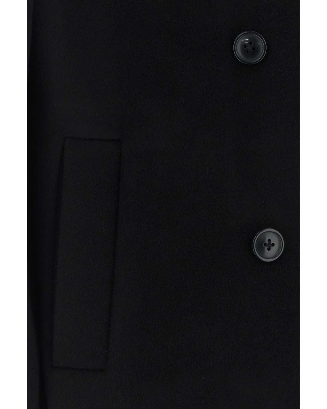 Loulou de Saison Black Borneo Lds Long Coat