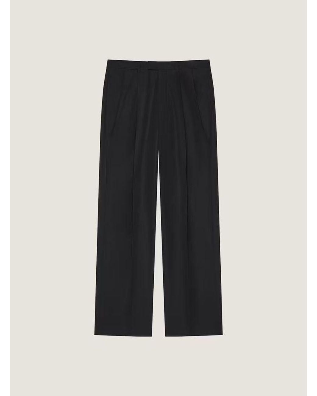 Givenchy Black Givenchy High-Waisted Tailored Trousers for men