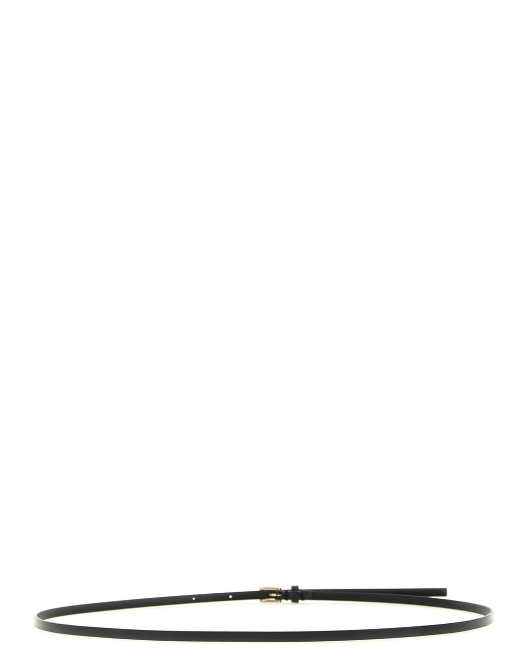 Tom Ford White Calfskin Thin Belt