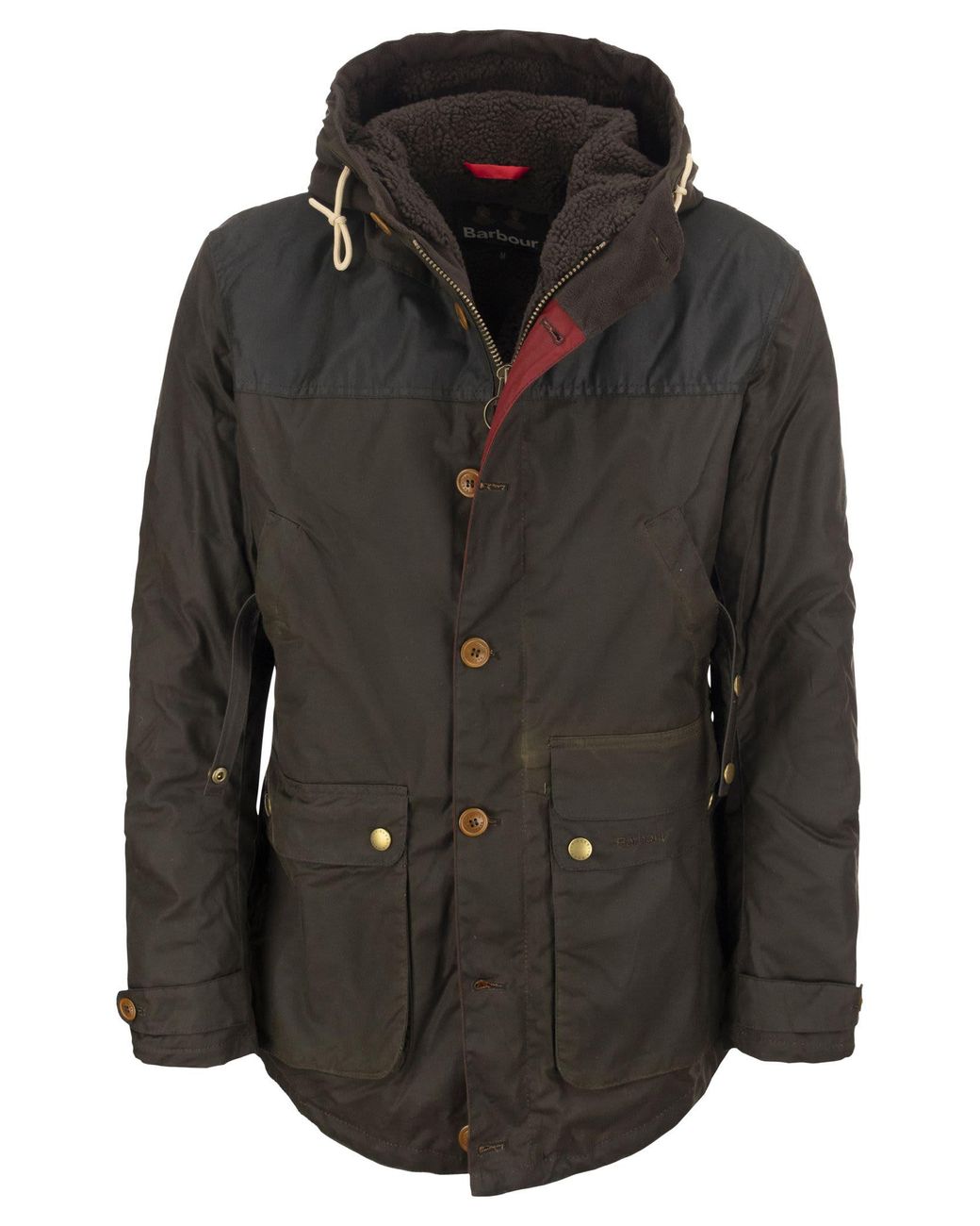 Barbour Game Waxed Cotton Parka in Green for Men | Lyst
