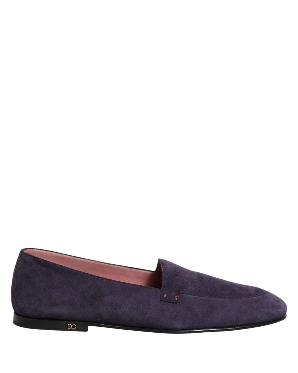 Dolce & Gabbana Pink Dolce & Gabbana Velvet Slip-On Loafer for men