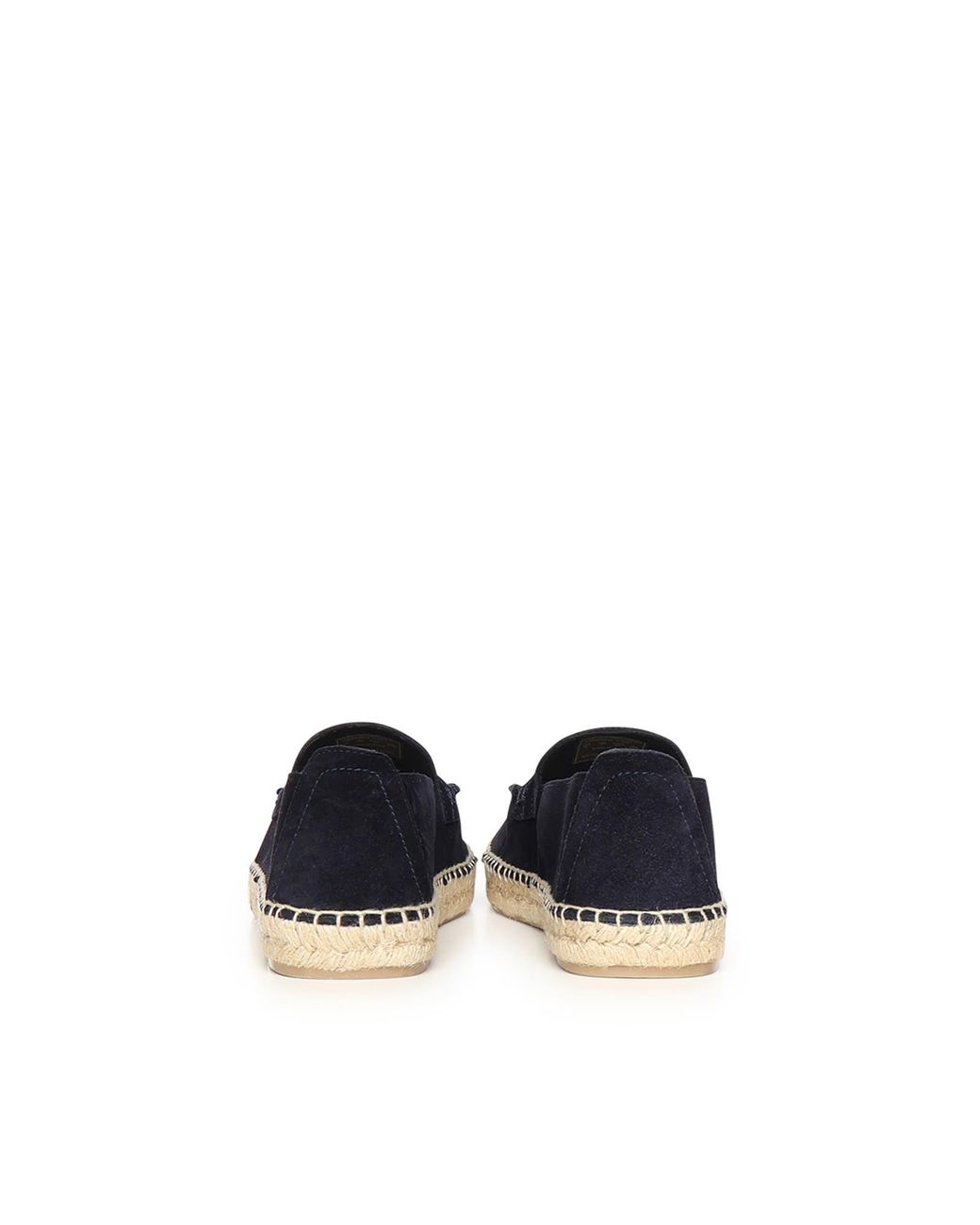 Emporio Armani Blue Flat Shoes Calfskin for men