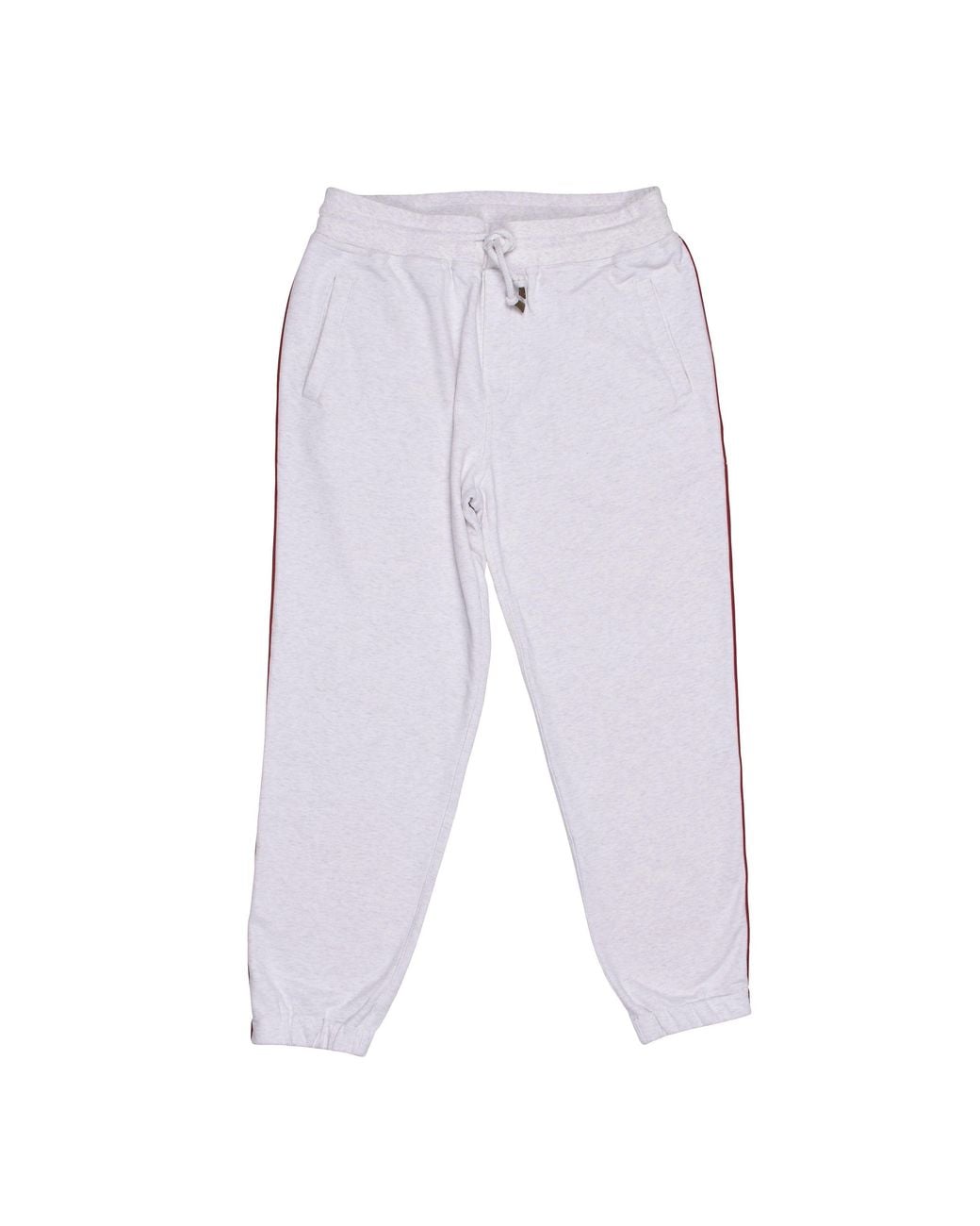 Brunello Cucinelli Blue Travertine Cotton Jogger Trousers for men