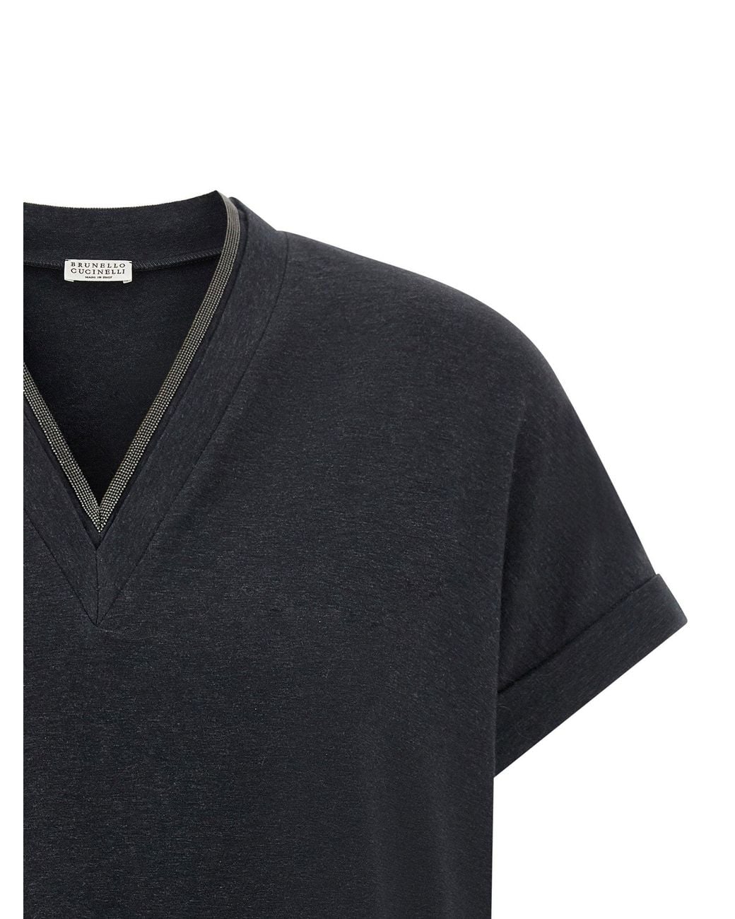 Brunello Cucinelli Black T-Shirt