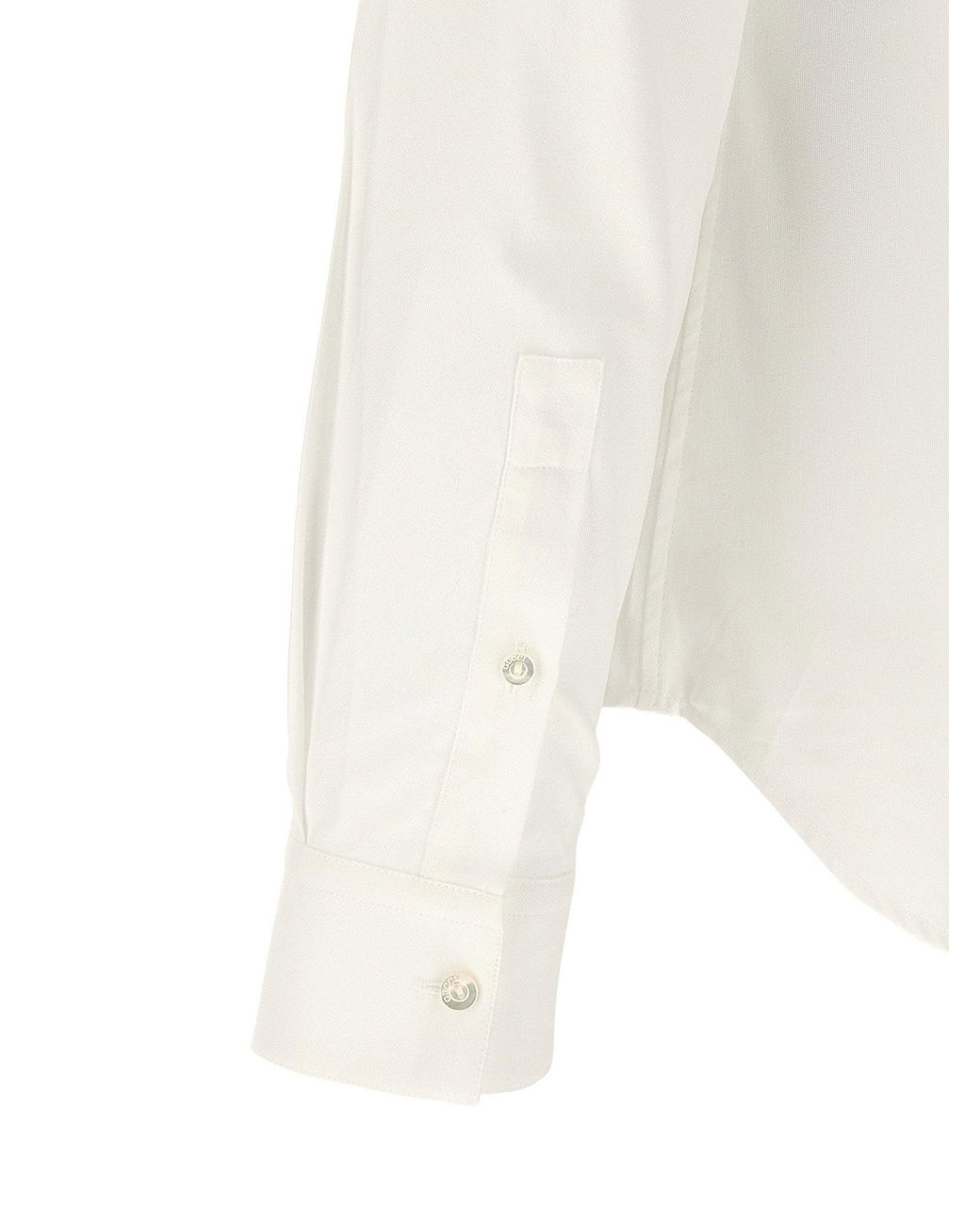 Gucci White Oxford Shirt for men