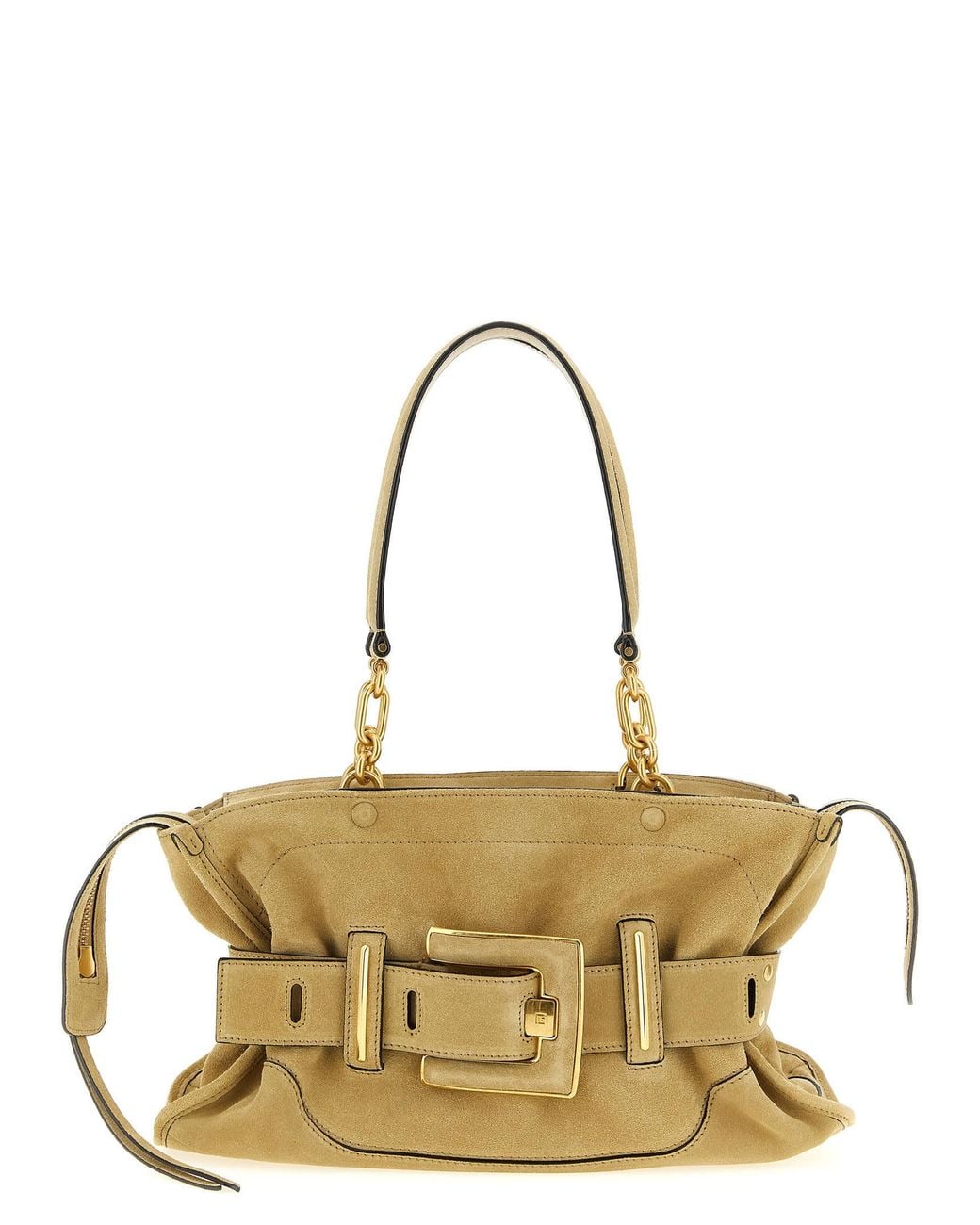 Balmain Metallic 'Anthem' Shoulder Bag