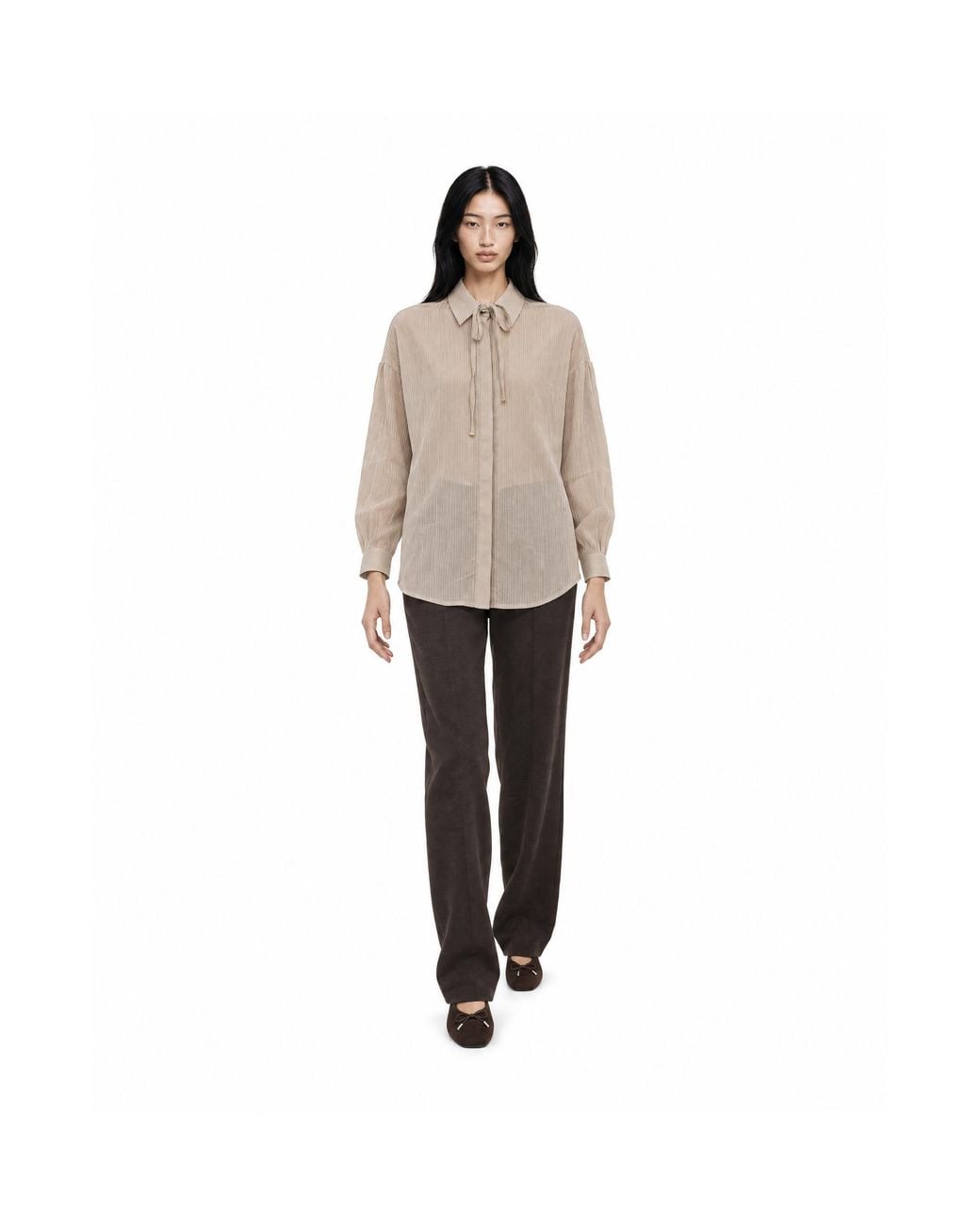 Sessun Black Wide-Leg Trousers Provenco