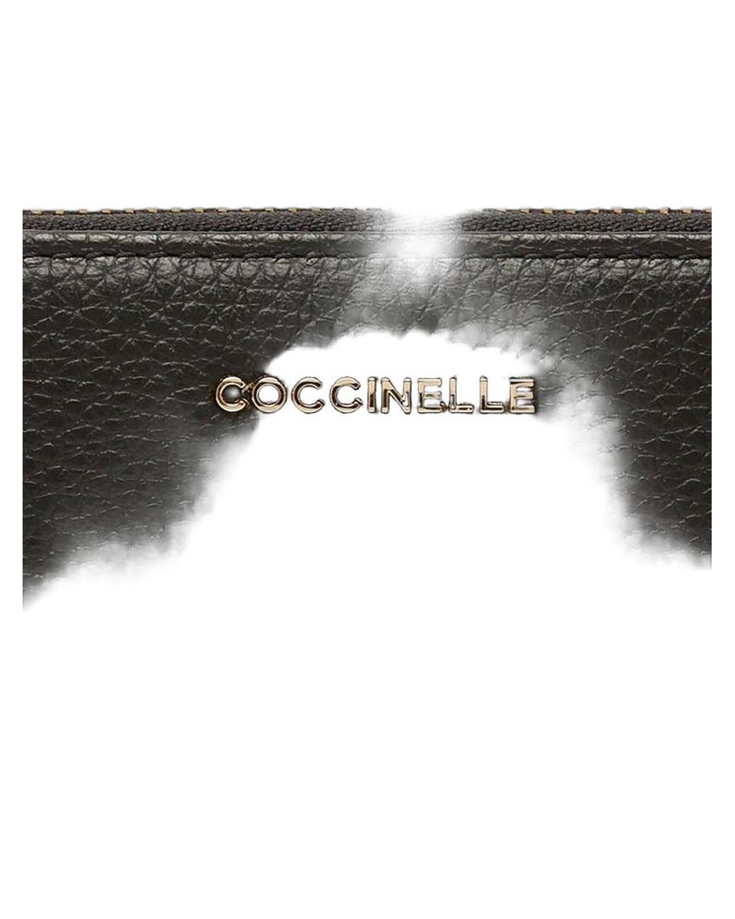 Coccinelle Black Coccinelle Grained Cowhide Wallet