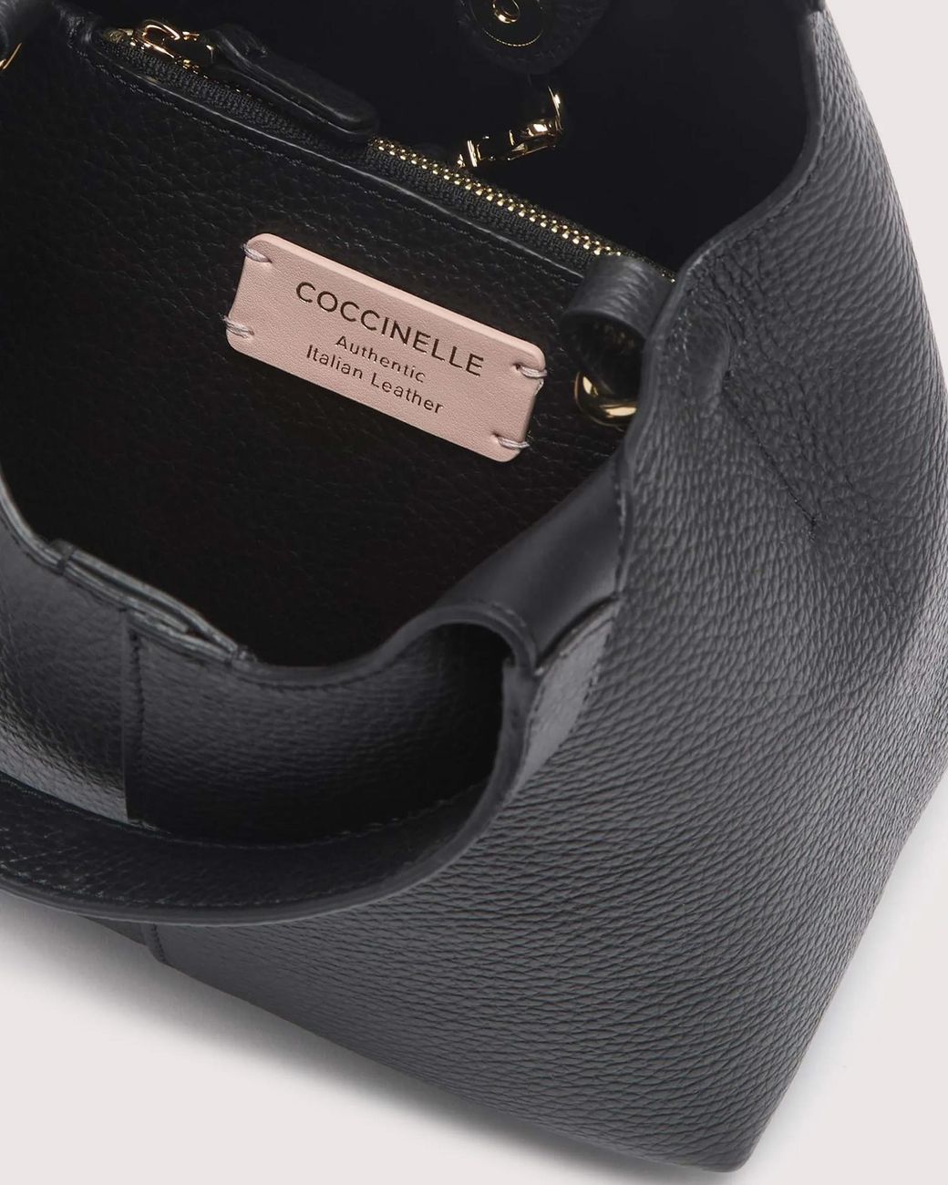 Coccinelle Black Leather Handbag C-Easy