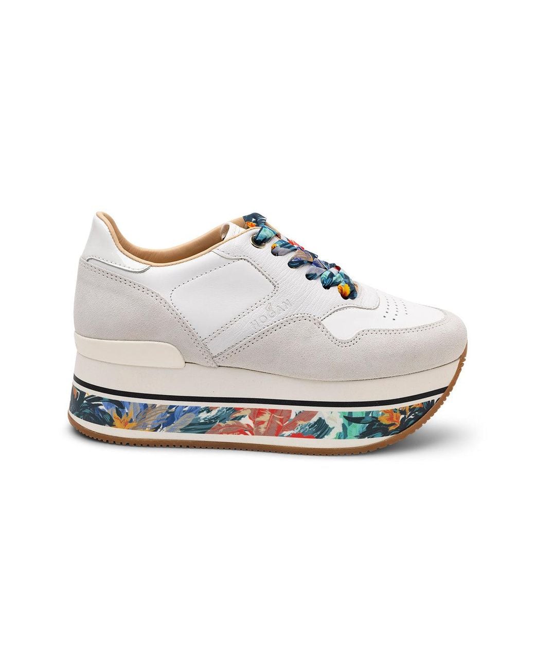 Hogan White H427 Maxi Sneakers Hxw4270Bg80Kjj133A