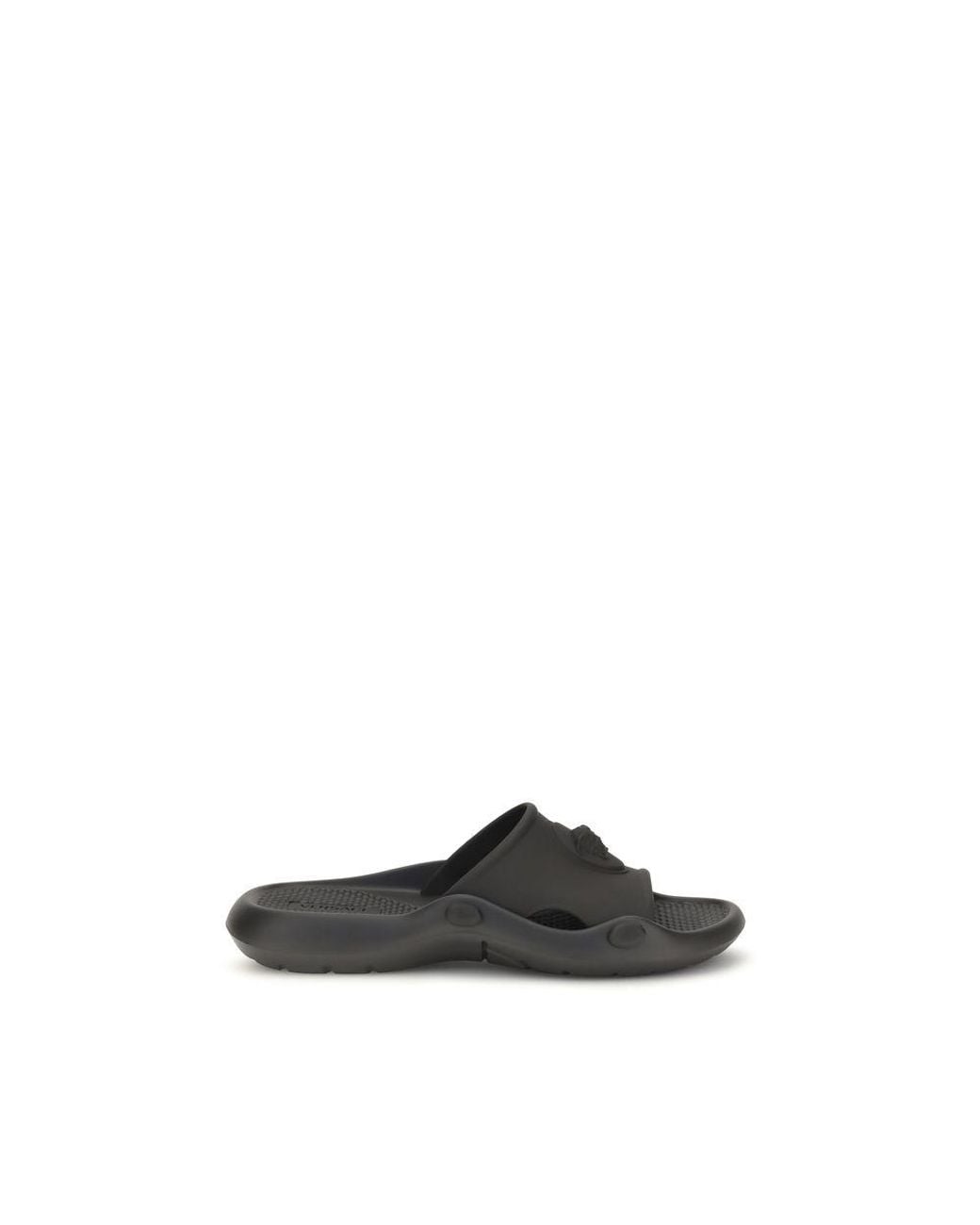 Versace Black Rubber Sandals for men