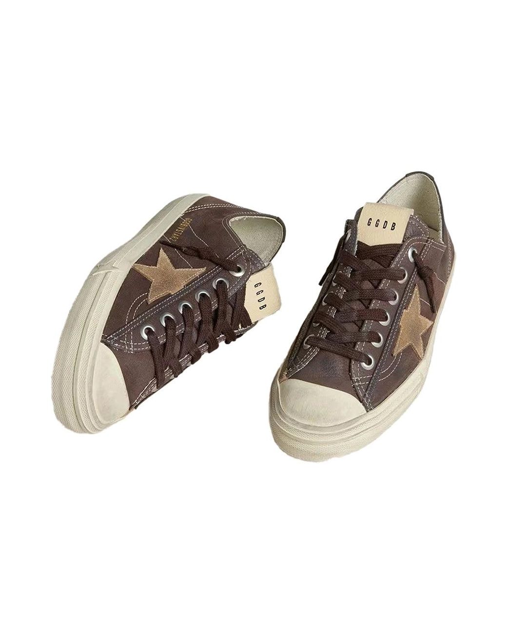 Golden Goose Deluxe Brand Brown Vstar Sneaker Tobacco