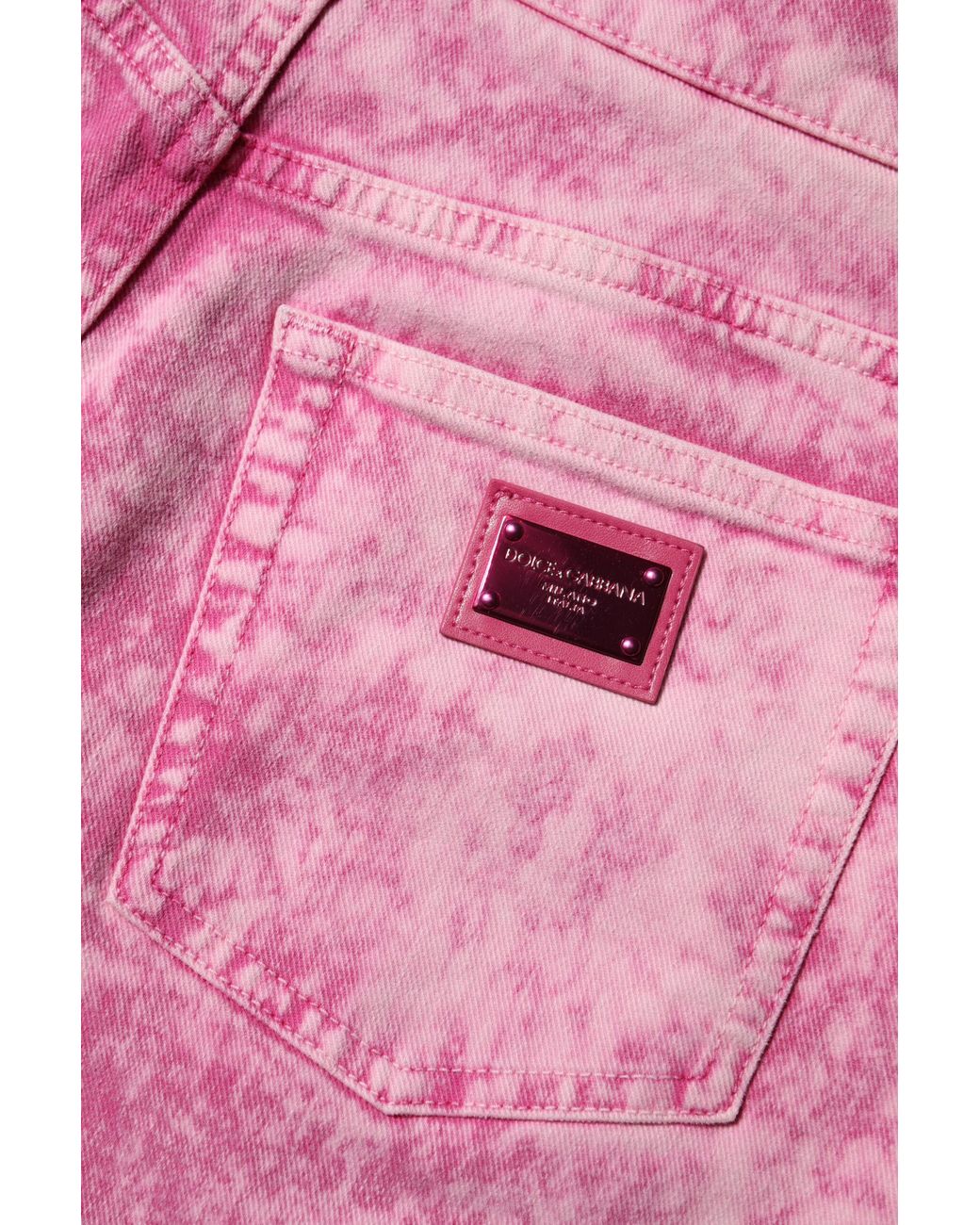 Dolce & Gabbana Pink Wash Jeans
