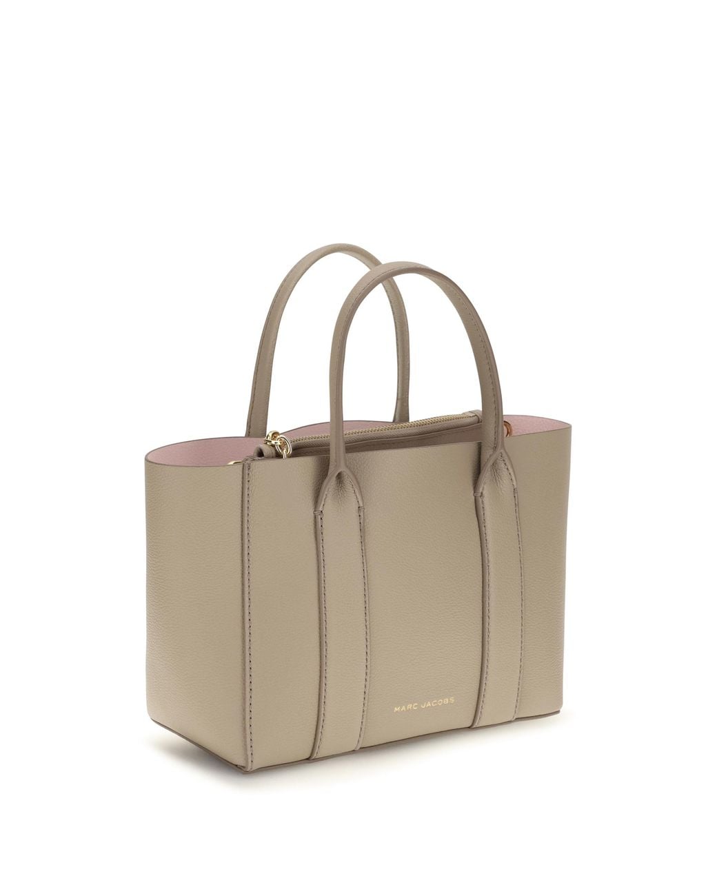 Marc Jacobs Natural Pop J The Small Work Tote Calf Leather Bos Taurus