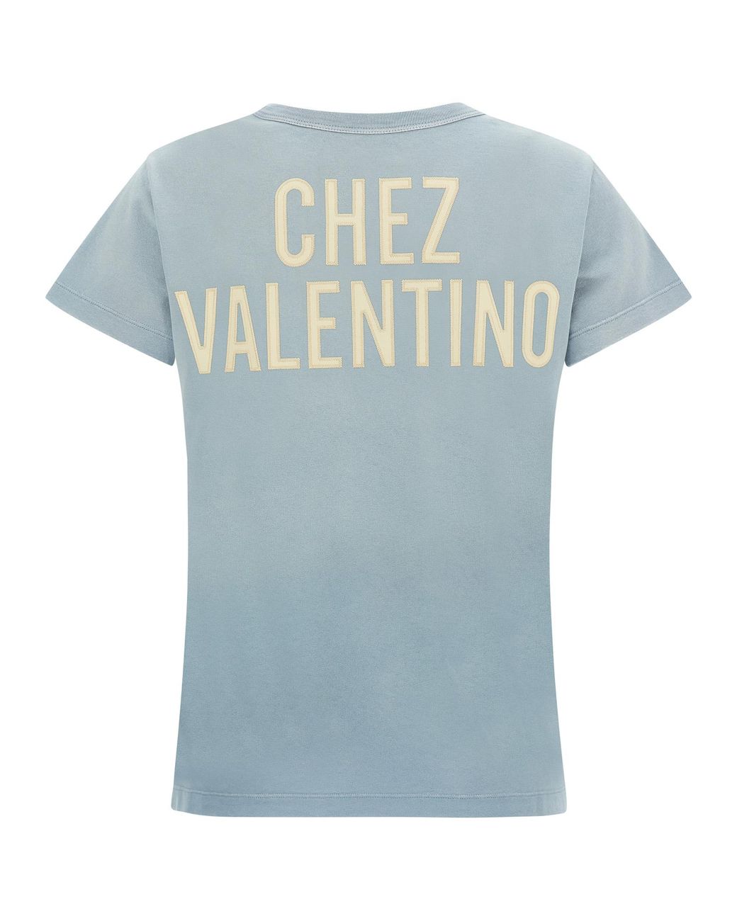 Valentino Garavani Blue Panther Lady T-Shirt Cotton