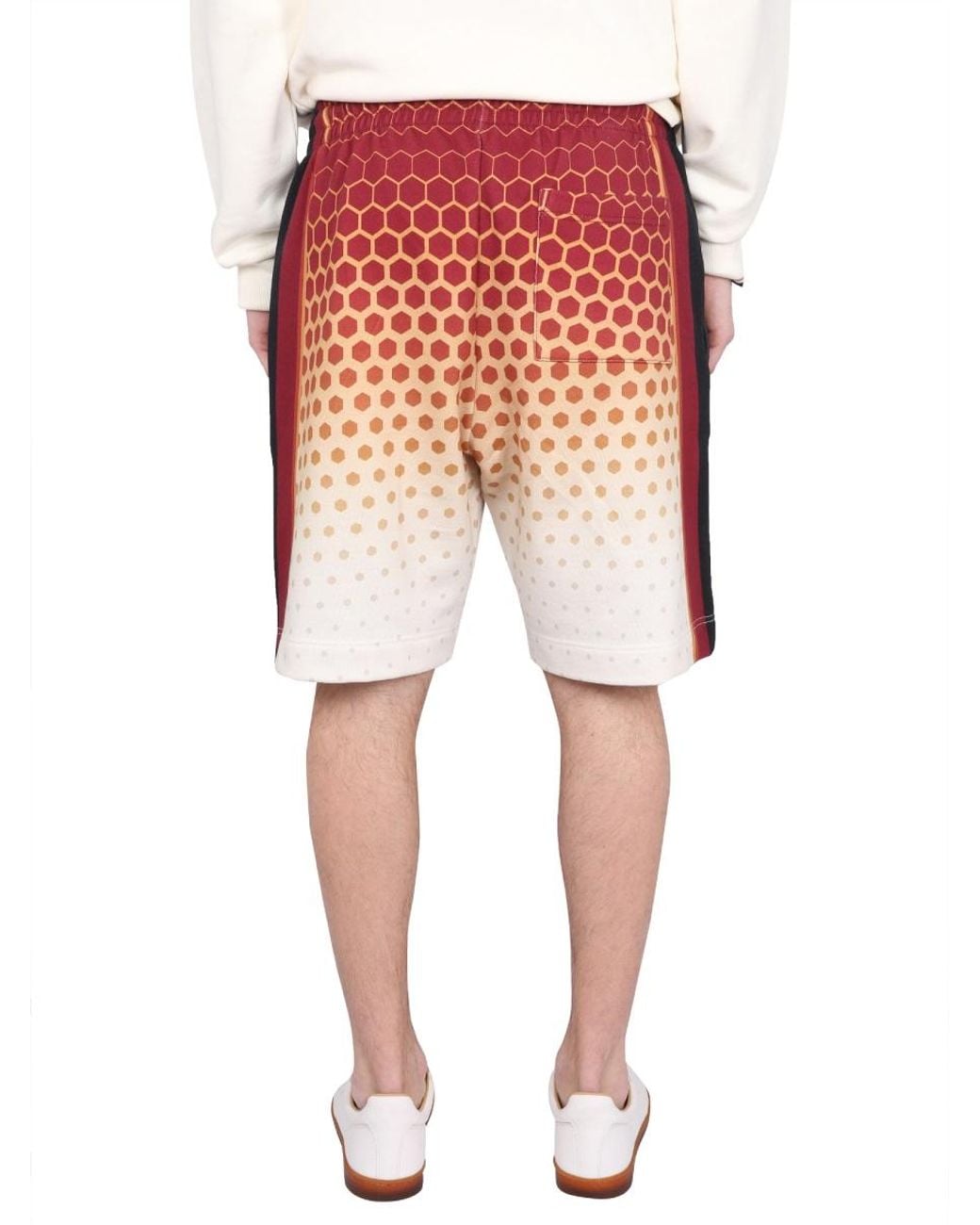 Dries Van Noten White Bermuda Harbor Cotton Short for men
