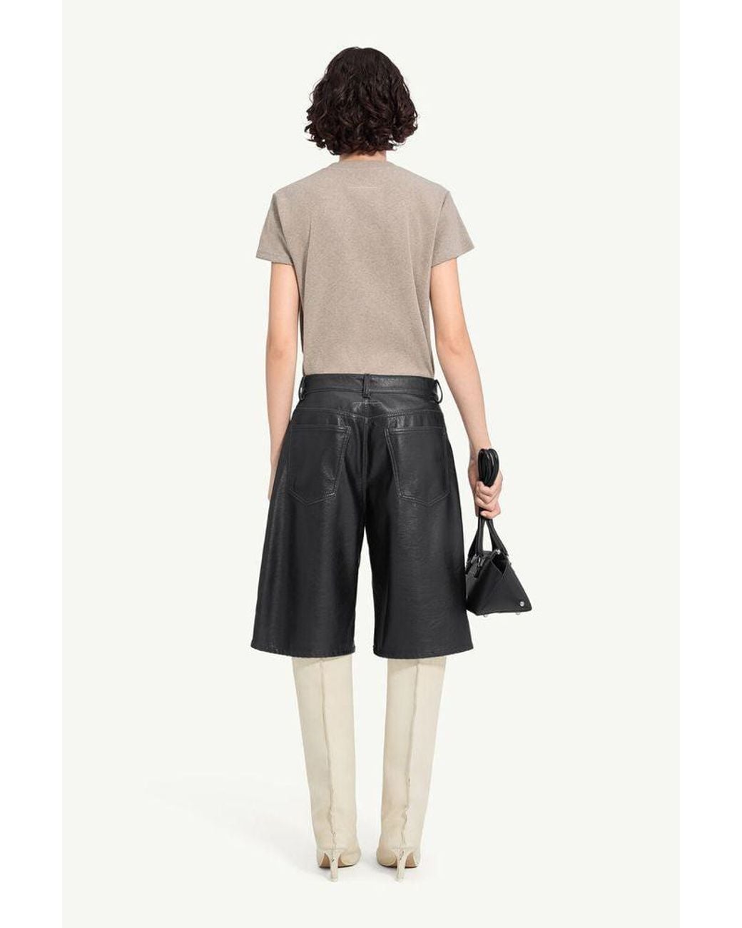 MM6 by Maison Margiela Black Mm6 Maison Margiela Shorts