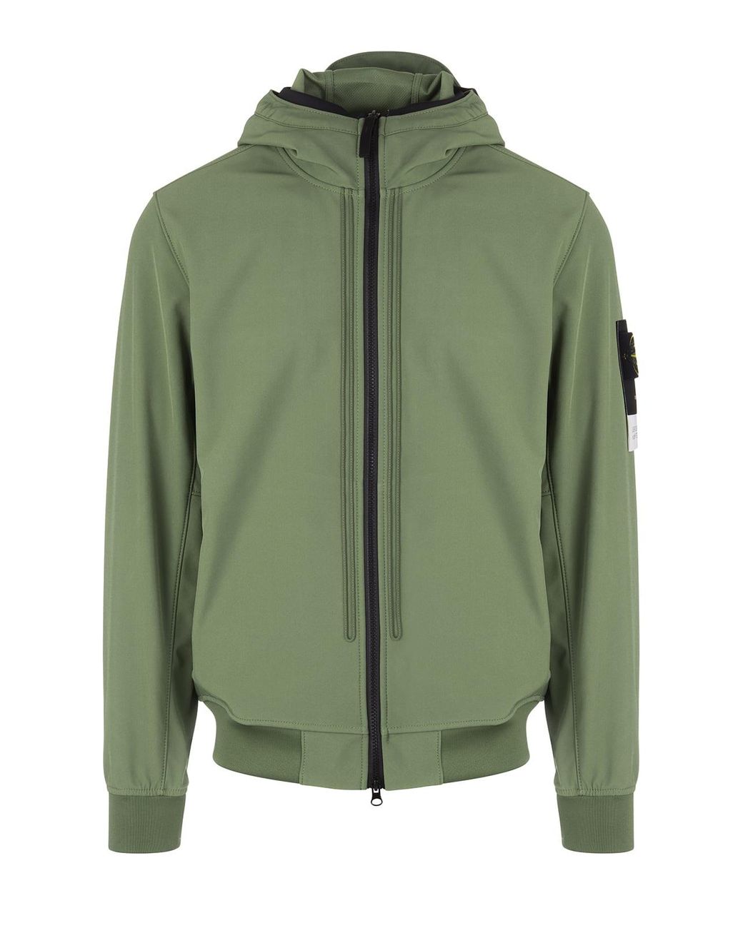 Stone Island Man Green Jacket In Light Soft Shell-r for Men | Lyst UK
