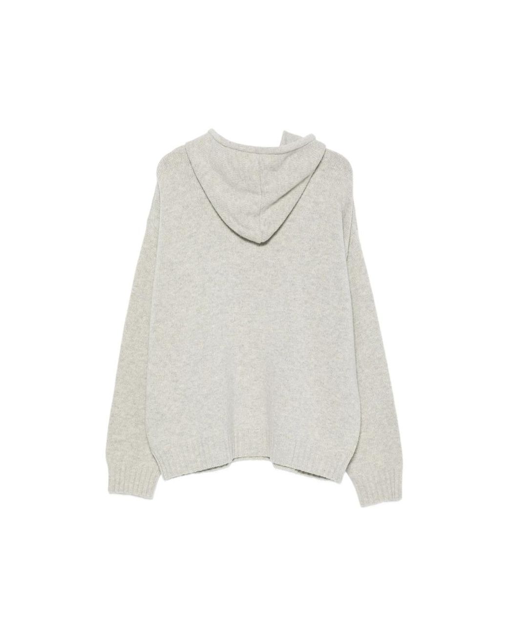 MM6 by Maison Margiela White Cotton Knit Jumper for men