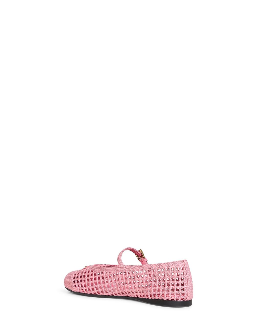 Prada Pink Ballet Flats Begonia Cotton Ballerina Shoes