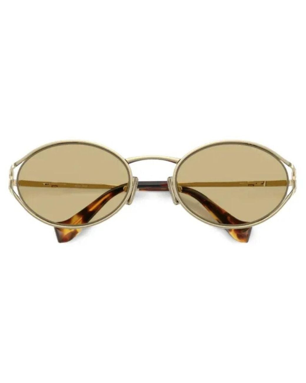 Miu Miu Black Miu Miu Eyewear Smu52Yc054Ezvn Sunglasses
