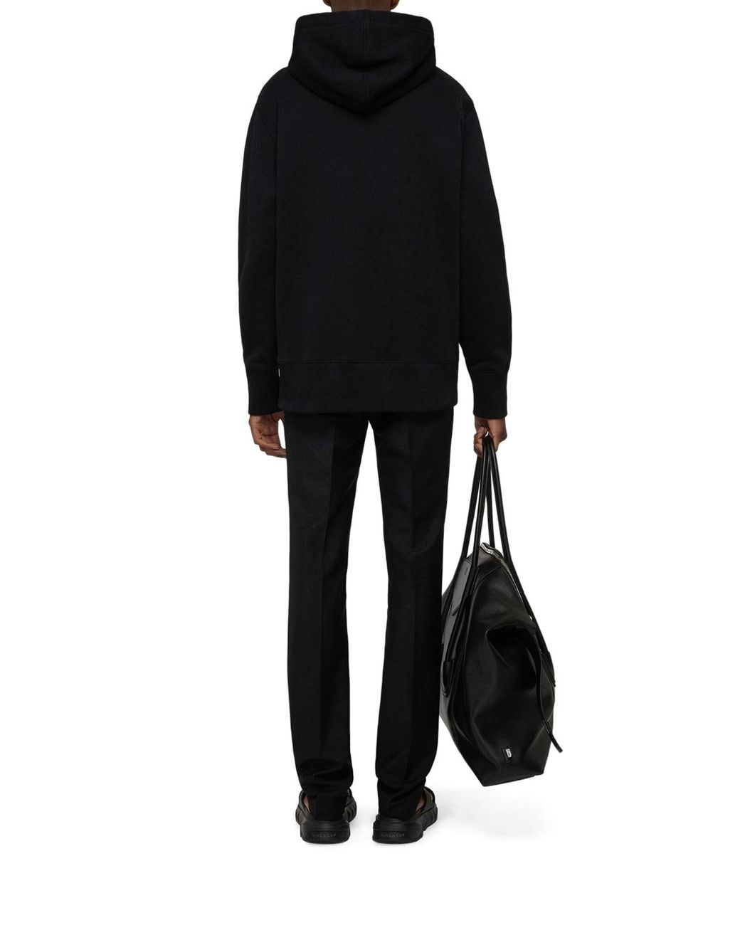 Givenchy Zipped Hoodie With Padlock in Black for Men | Lyst