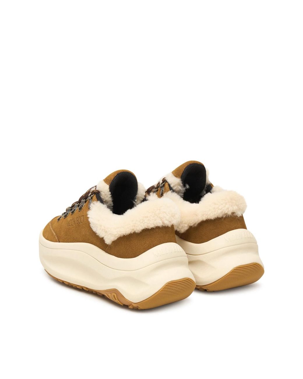 Moon Boot Metallic Moon247 City Shearling Sneakers Shoes
