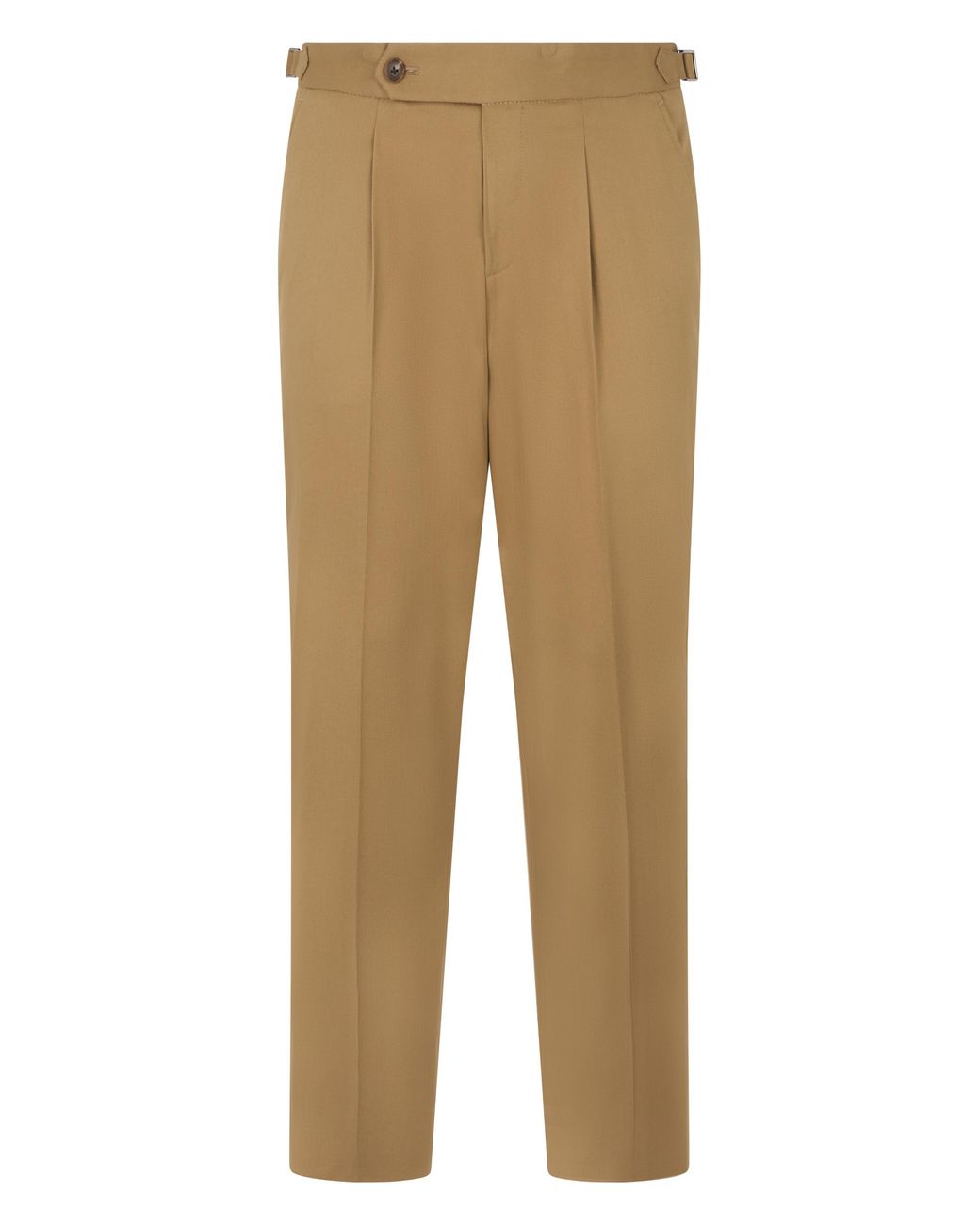 Boss Natural Straight Cotton Trousers for men
