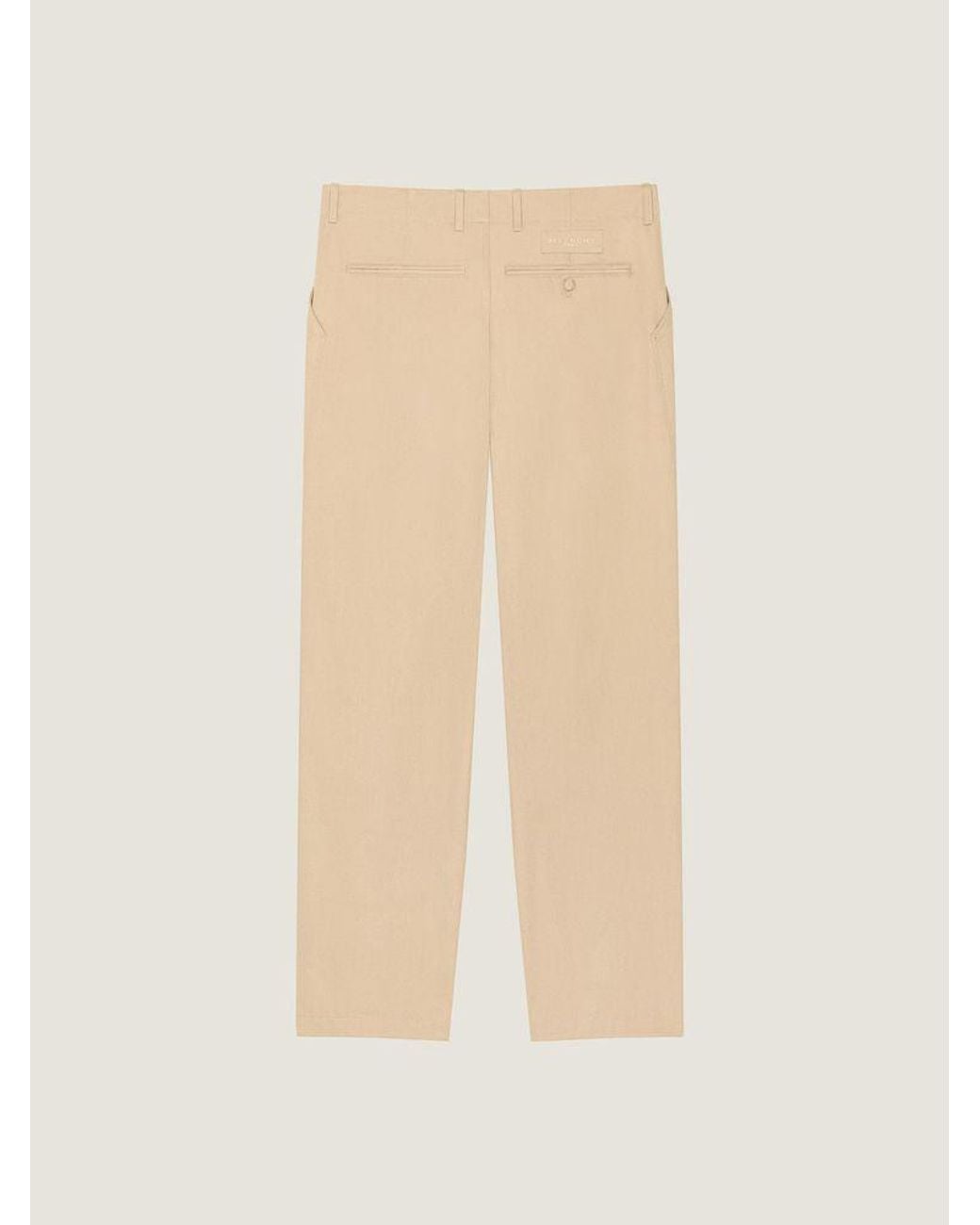 Givenchy Natural Givenchy Tailored Wool Trousers for men