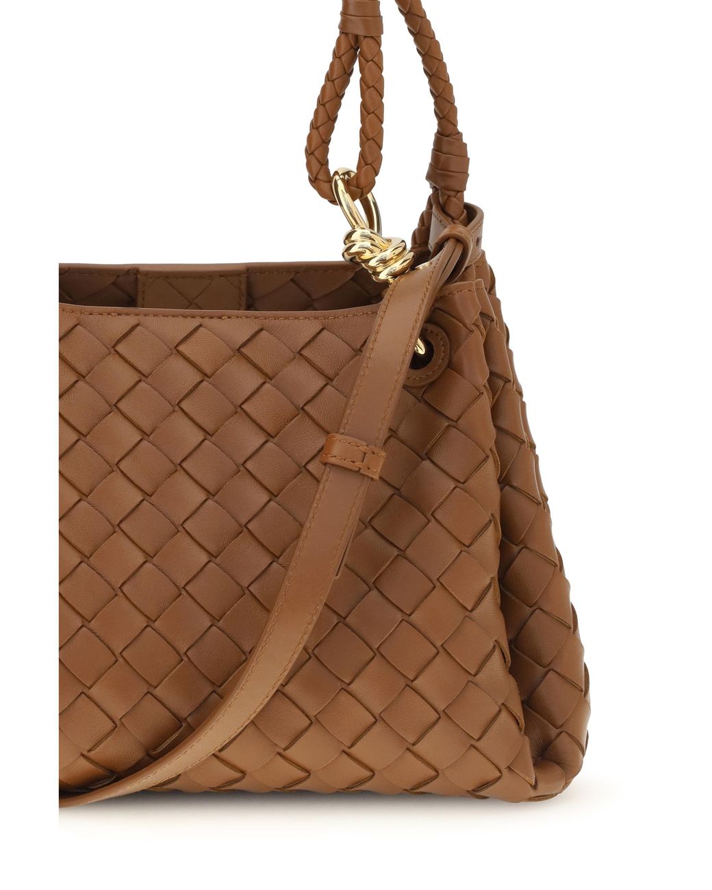Bottega Veneta Brown Bottega Veneta Intrecciato Shoulder Bag