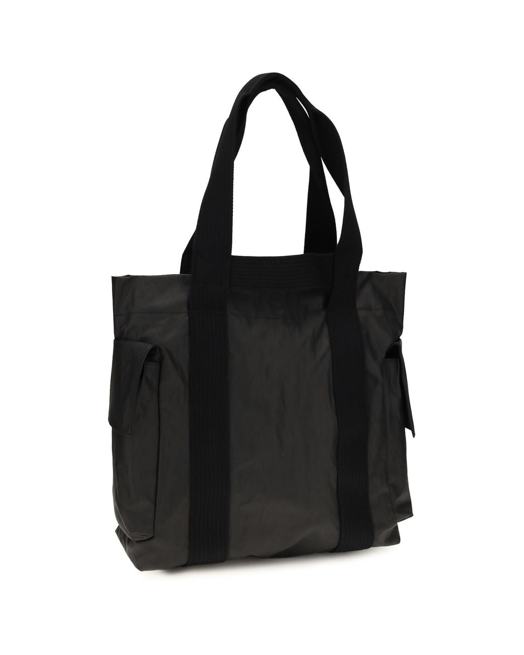 Y-3 Black Twill Tote Bag Polyamide for men