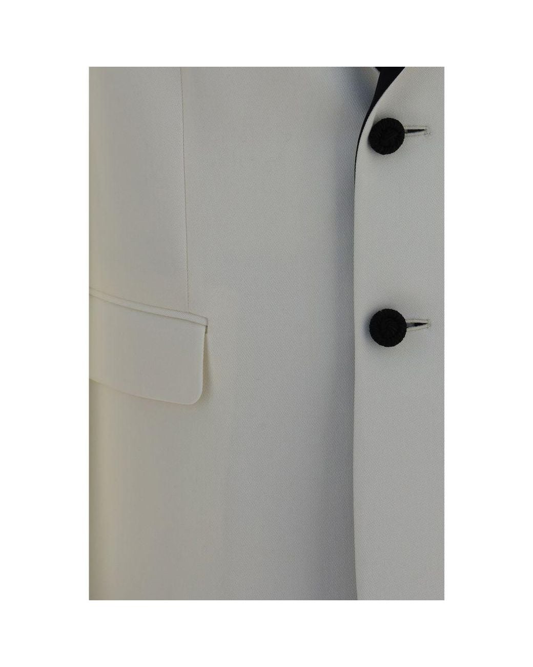 Valentino Garavani Gray White Wool Oves Aries Blazer for men