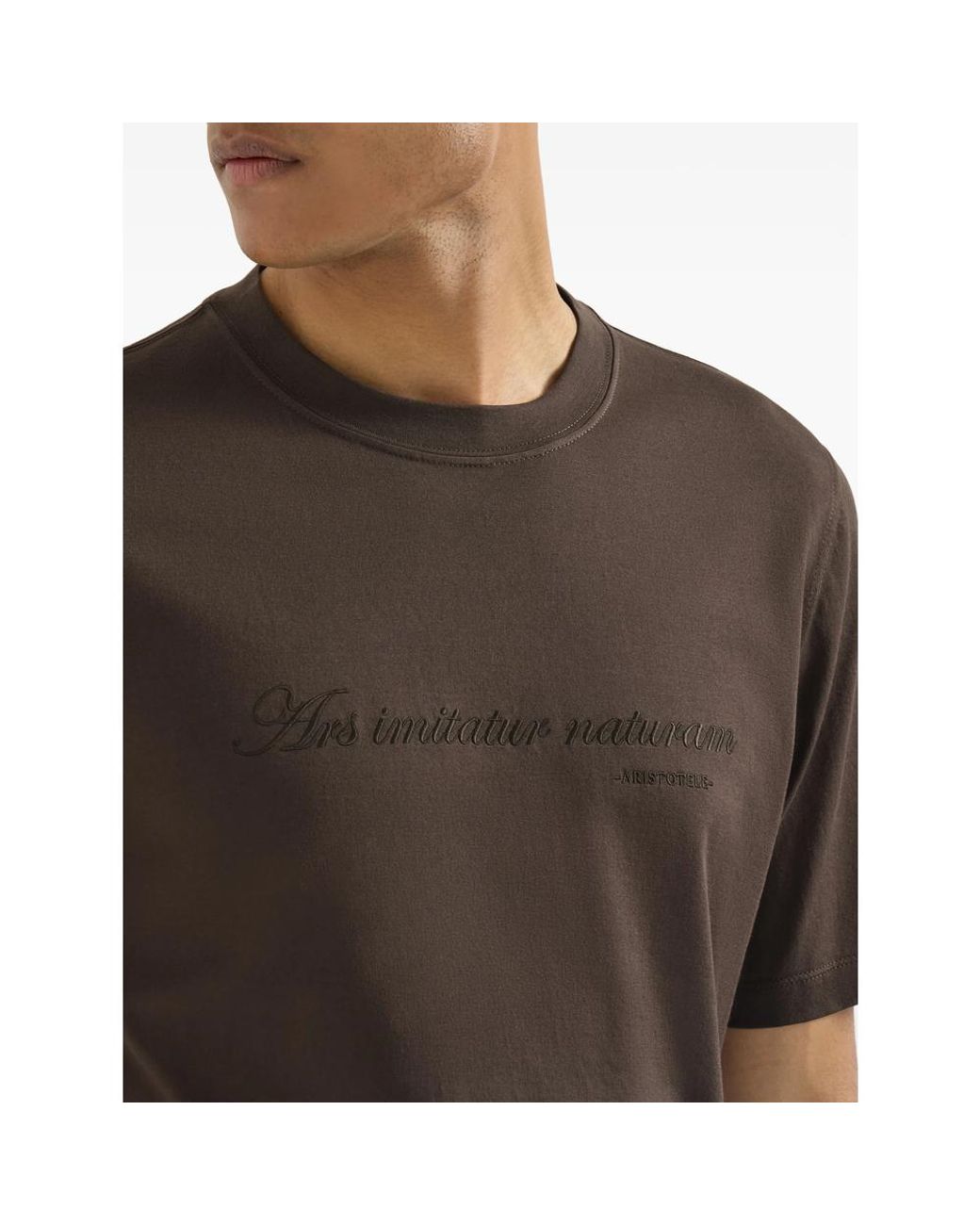 Brunello Cucinelli Brown T-Shirts & Vests for men